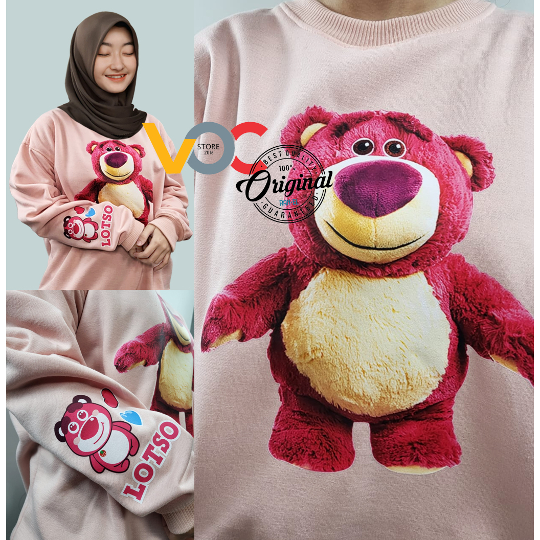 Sweater Crewneck LOTSO Toy Story Switer Crewneck Fleece Tebal Premium Unisex Oversize