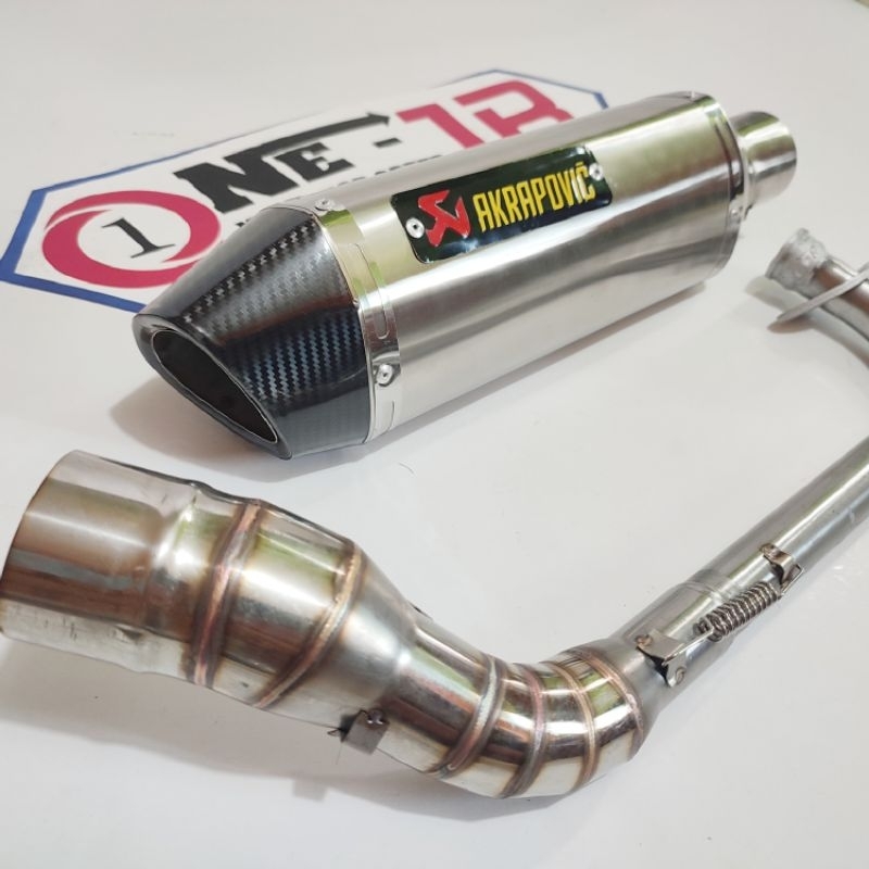 Knalpot Akrapovic Beat Scoopy Vario 125 Pcx Nmax Old Aerox New Mio Smile Lexi Genio Xride