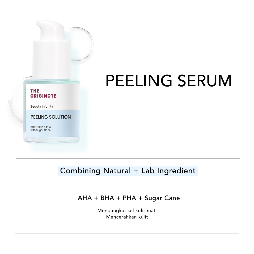 (READY) THE ORIGINOTE PEELING SOLUTION SERUM 20 ML / SERUM EKSFOLIASI WAJAH THE ORIGINOTE