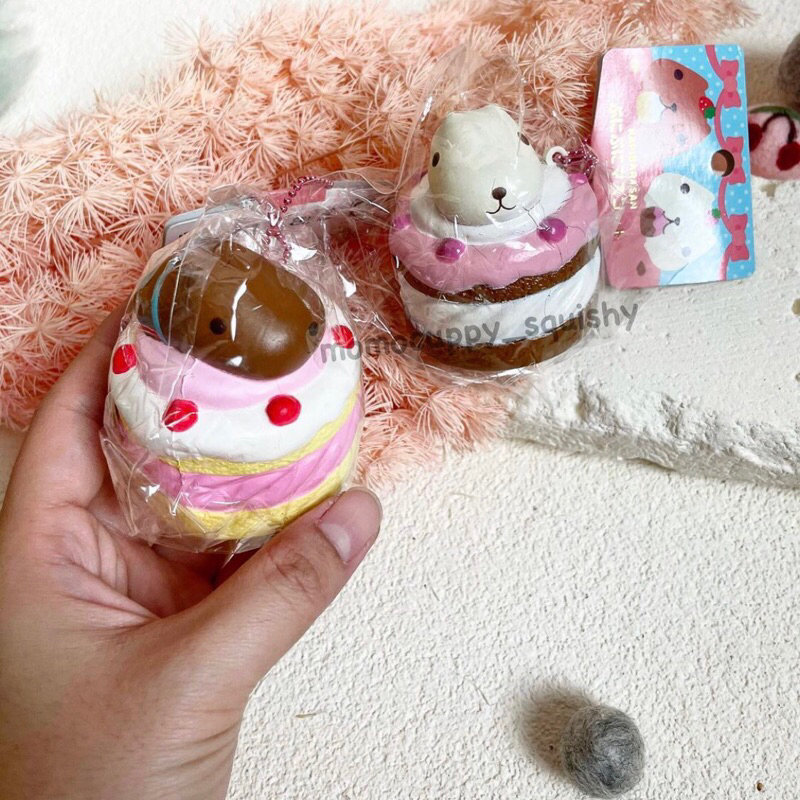 kapibarasan deffect  cake squishy by nic japan original