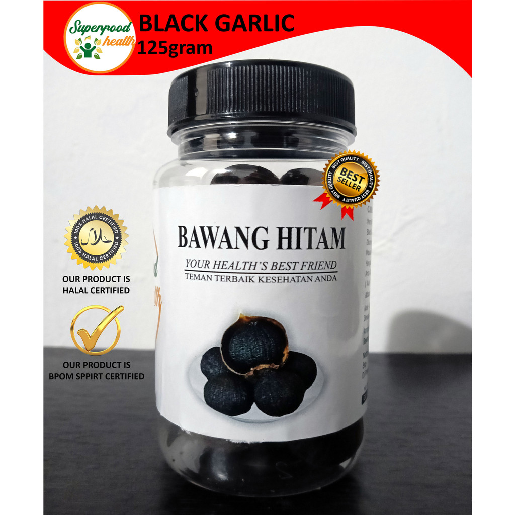 

[ORI] Black Garlic Bawang Hitam Tunggal 125gr / SUPERFOOD HERBAL BERMACAM KHASIAT