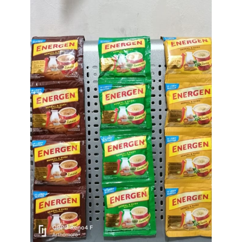 energen renteng isi 10 sachet/minuman energen/sereal energen