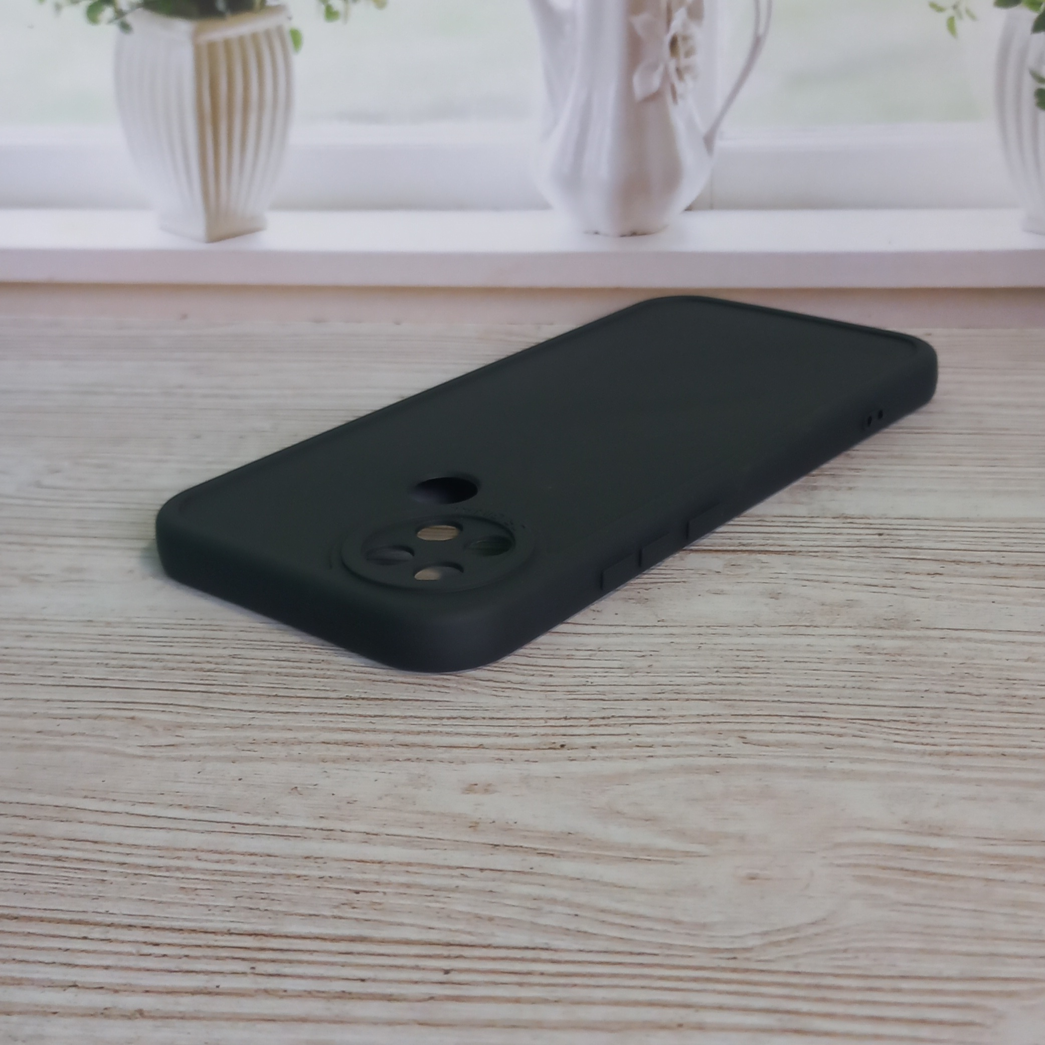 Casing Oppo A15 CPH2185 A15s CPH2179 Softcase Premium Black Oval Oppo CPH2185