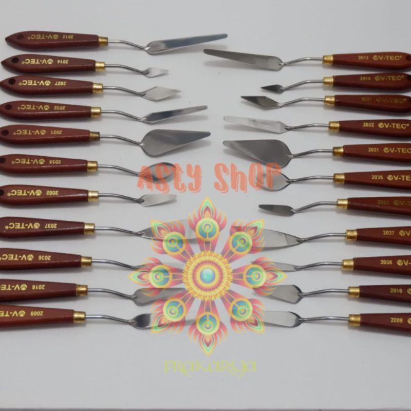 

Painting knife besi/pisau palette lukis VTEC besi
