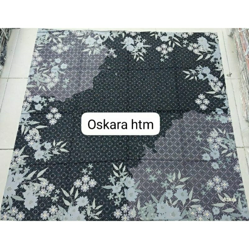 hijab oskara motif hitam LC azara
