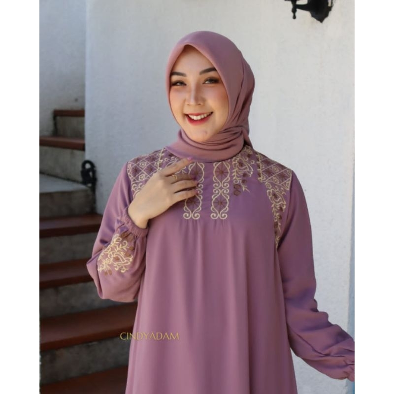 Gamis Kayla Bordir Original Butik