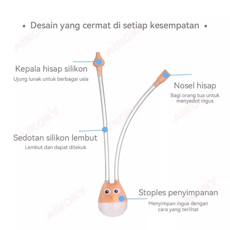 Pembersih Hidung Penyedot Ingus Bayi Sedot Nose Cleaner