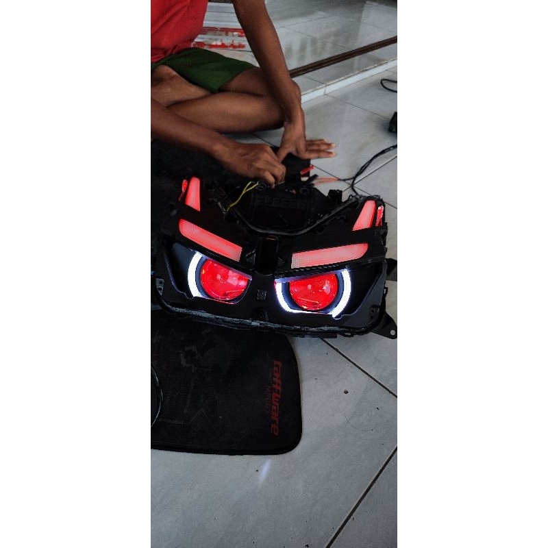 DEVIL EYES RGB VARIO AEROX NMAX PCX DOBEL