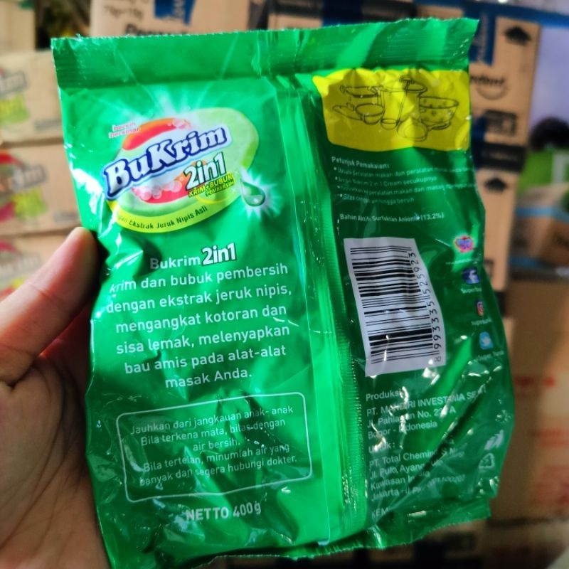 Bukrim 2in1 Krim+bubuk 400gr