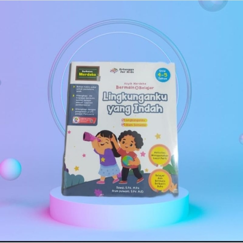 ORI buku seri asyik bermain dan belajar untuk usia 4-5 tahun kurikulum merdeka penerbit Erlangga for
