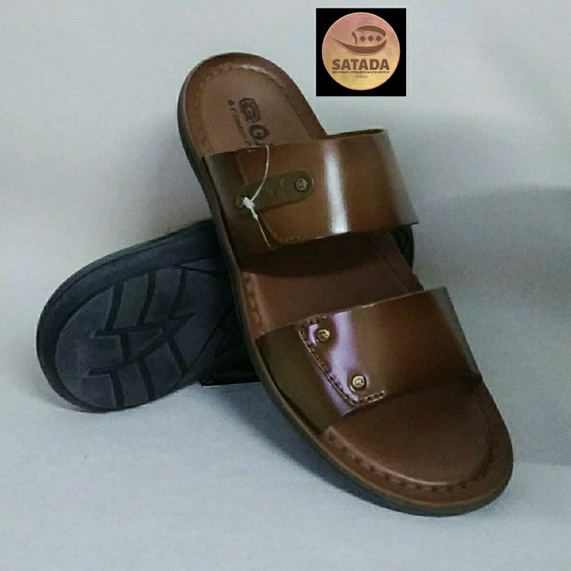 GATS GH 002 Sandal Kokop Pria Laki Ban 2 Kulit Asli Original