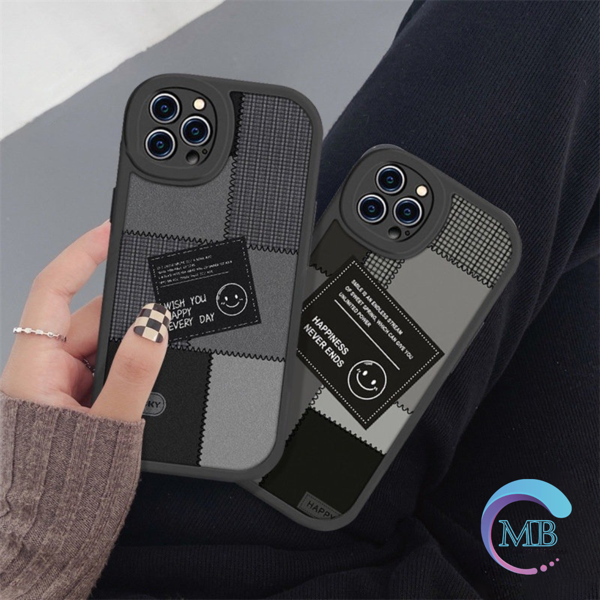 SS818 SOFTCASE SILIKON CASING CUTE SMILE FOR SAMSUNG A14 A20 A30 A20S A24 A32 A33 A34 A50 A50S A30S A51 A52 A53 A54 A750 A7 2018 MB4962