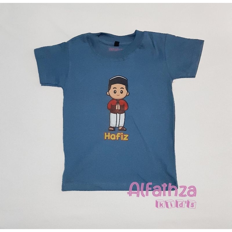 Kaos Anak Islami "HAFIZ" // Kaos Anak Cowok // Kaos Islam Cowok Katun