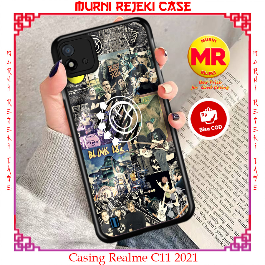Murni case realme c11 2021 casing realme c11 2021 fashion motif [04BAND] case hardcase soft case pre
