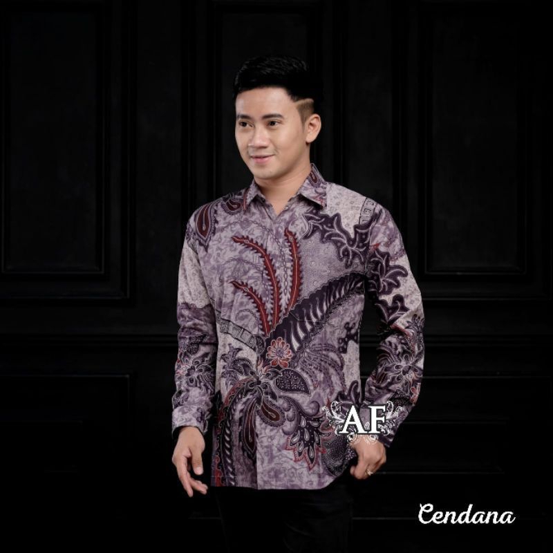 BAJU BATIK KATUN PREMIUM LAPIS FOURING SLIMFIT KEMEJA PANJANG PANGERAN BATIK M L XL XXL XXXL