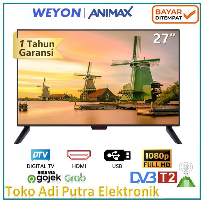 TV Digital 27 Inch LED Weyon Animax HD Ready LED Televisi Sudh DIGITAL