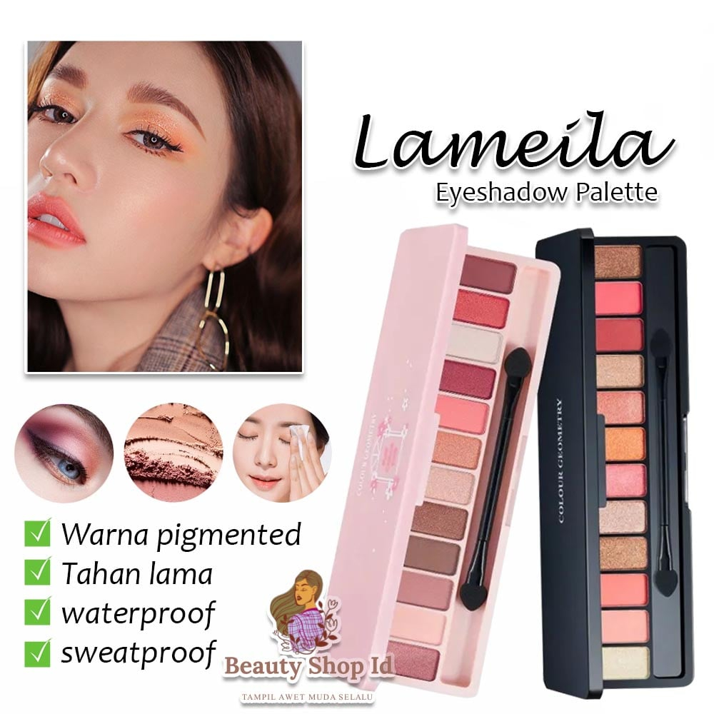 Beauty Jaya - Lameila Eyeshadow Play Color Eyes Pallet Makeup Anti Air dan Tahan Lama