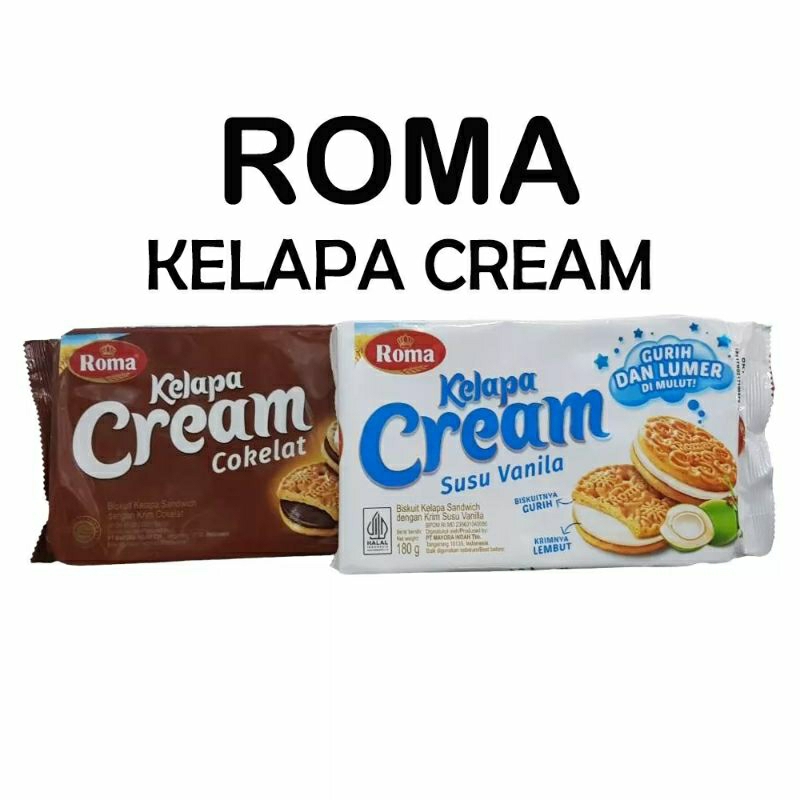 

roma kelapa cream 189gr