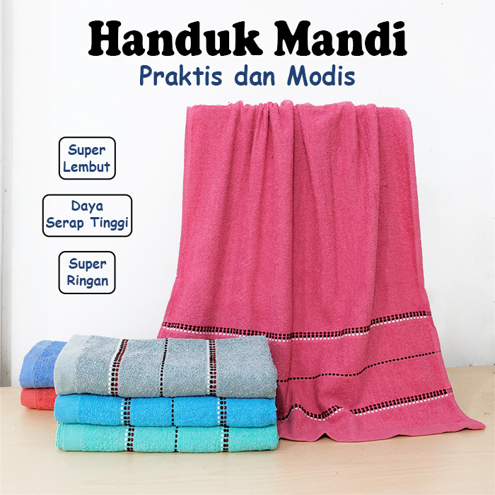 Handuk Mandi Besar Handuk Mandi Ukuran 70cn x 140cm Hnaduk Mandi Terbaru Handuk Mandi Lembut H12-K