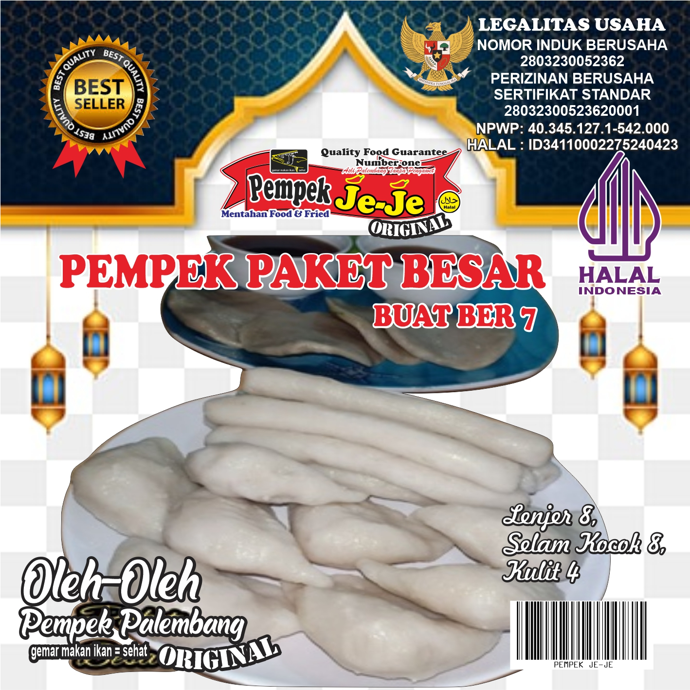 

PEMPEK PAKET BESAR Buat Ber 7 (Siyap Kirim Seluruh Indonesia)