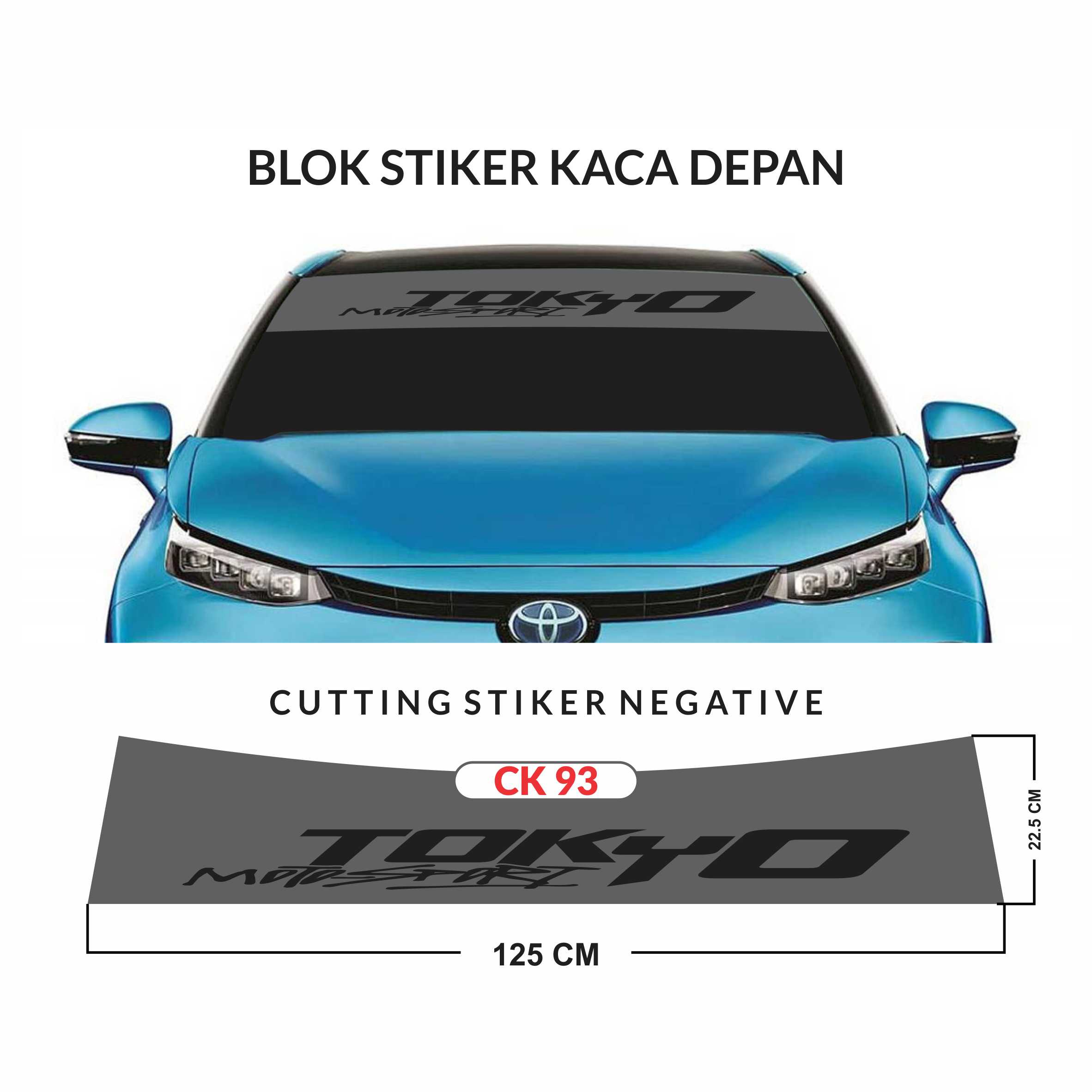 STIKER KACA MOBIL Cutting Sticker CAR Blok Stiker (15)