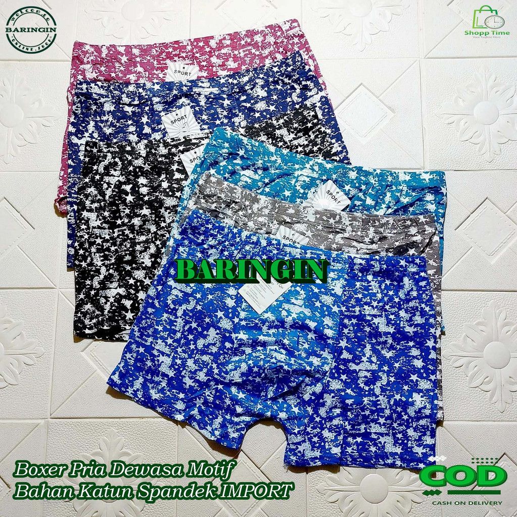 Boxer Pria Dewasa Isi 3 Pcs Boxer Cowok Distro Motif-Pakaian Dalam terbaru-Celana Dalam pria dewasa