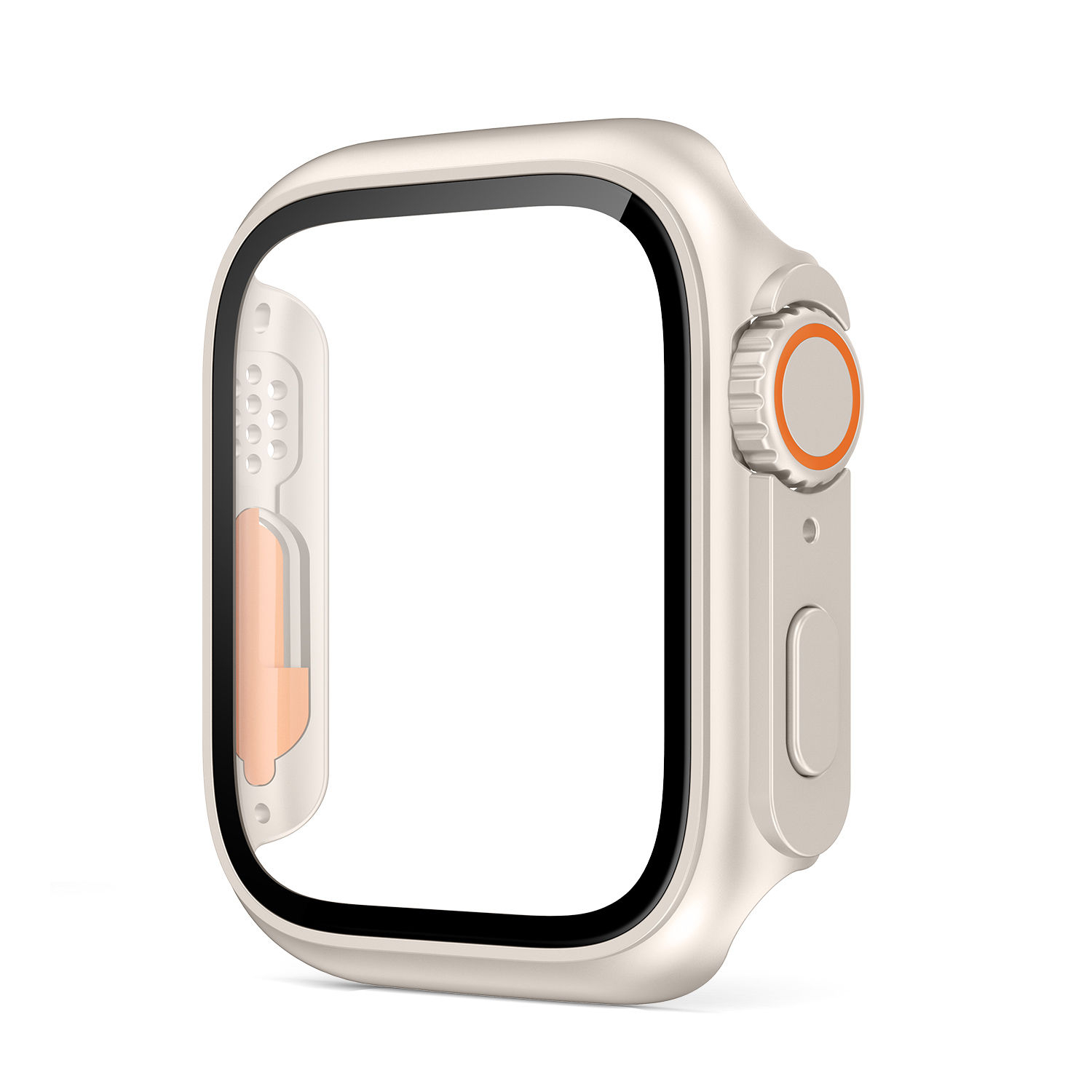 45mm 44mm Change to Ultra Watch Cover For iWatch Series 8 &amp; 7 4/5/6/se, Hard PC Case with Tempered Glass