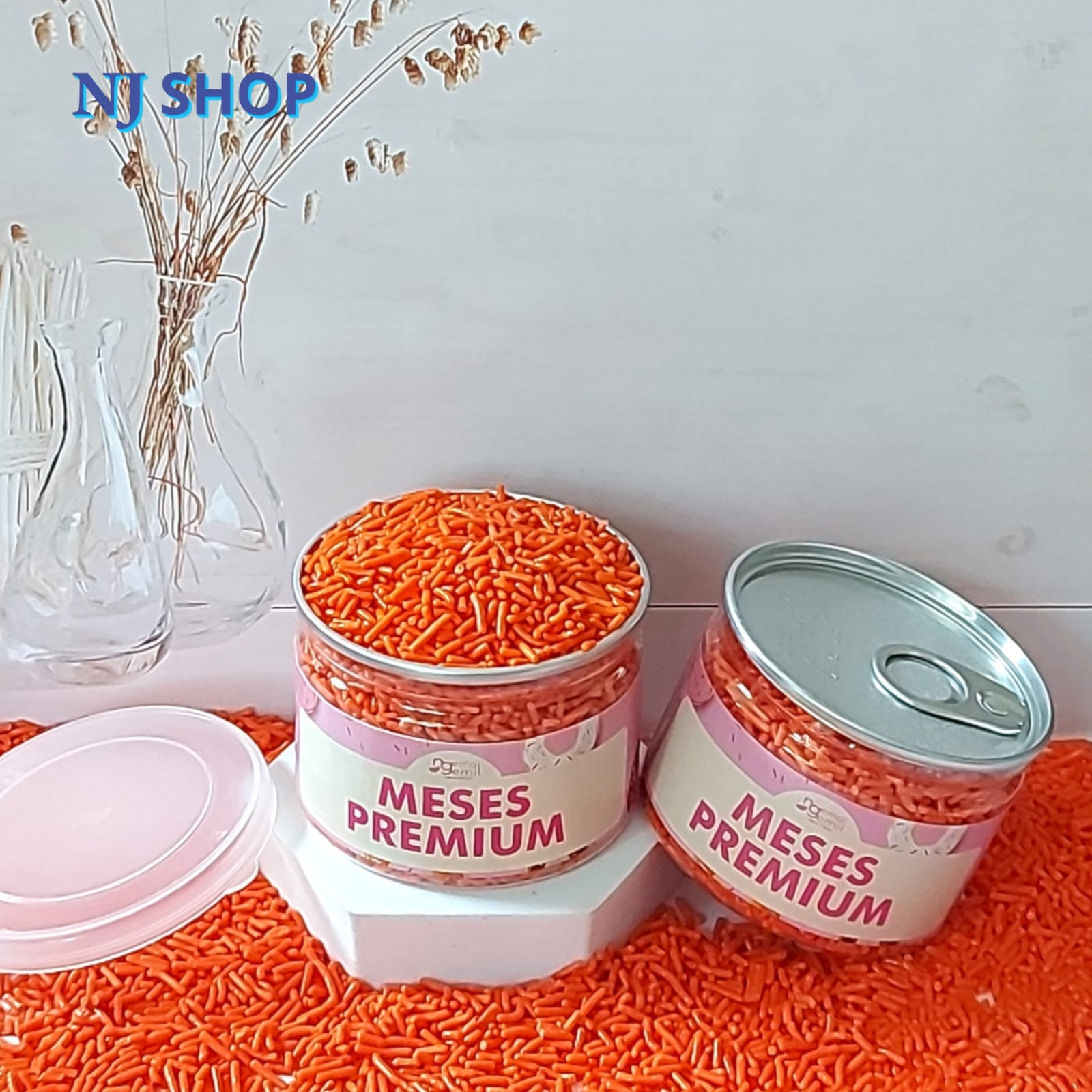 

[Coklat Original] - Can Meses Orange Butiran Coklat Sprinkle Topping Kue Donut Bolu Kualitas Premium