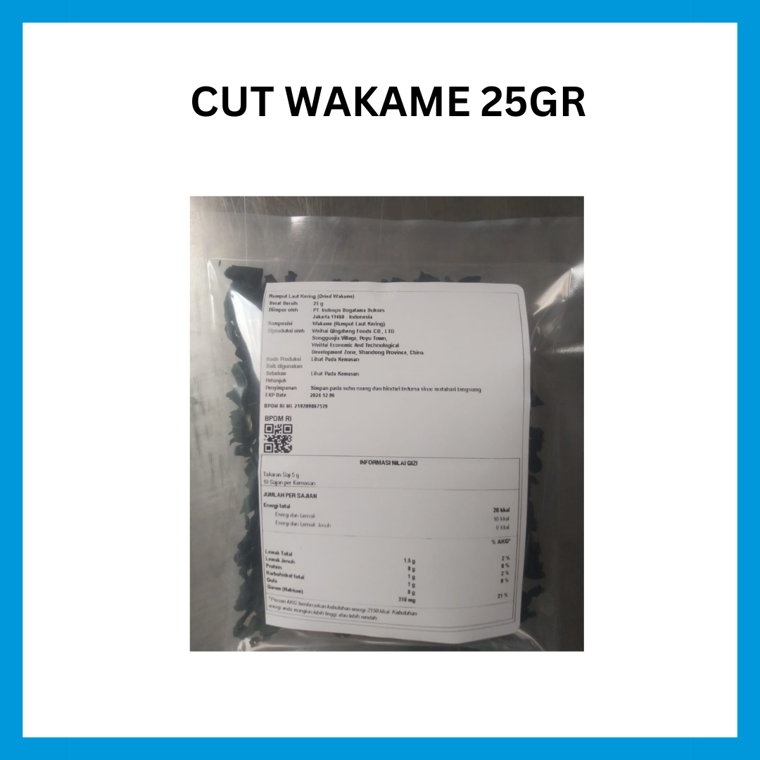 

cut wakame share size 25 gram