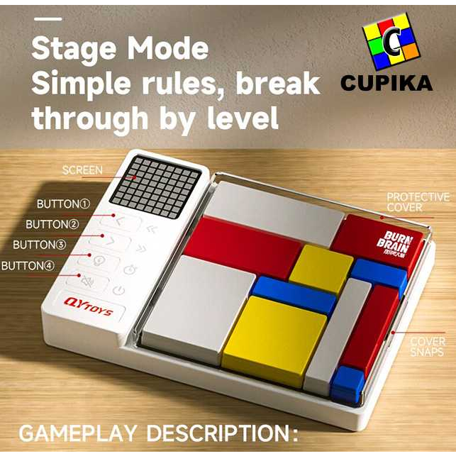 Qiyi Smart Board Puzzle Art / Logic Versions Produsen Rubik QiYi