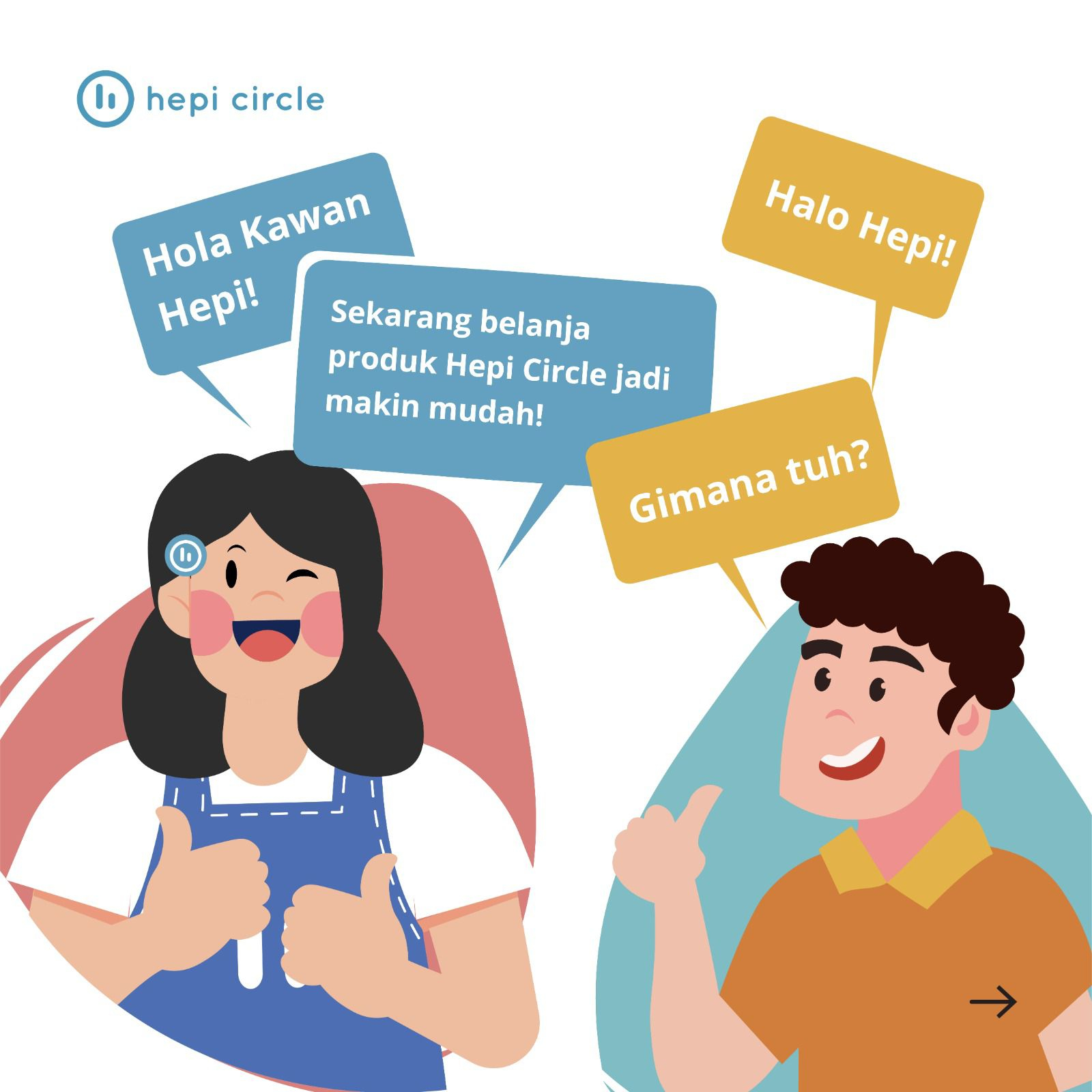 Hepi Circle Cairan Pencuci Piring Wangi Jeruk Nipis 5L - Kemasan + Isi