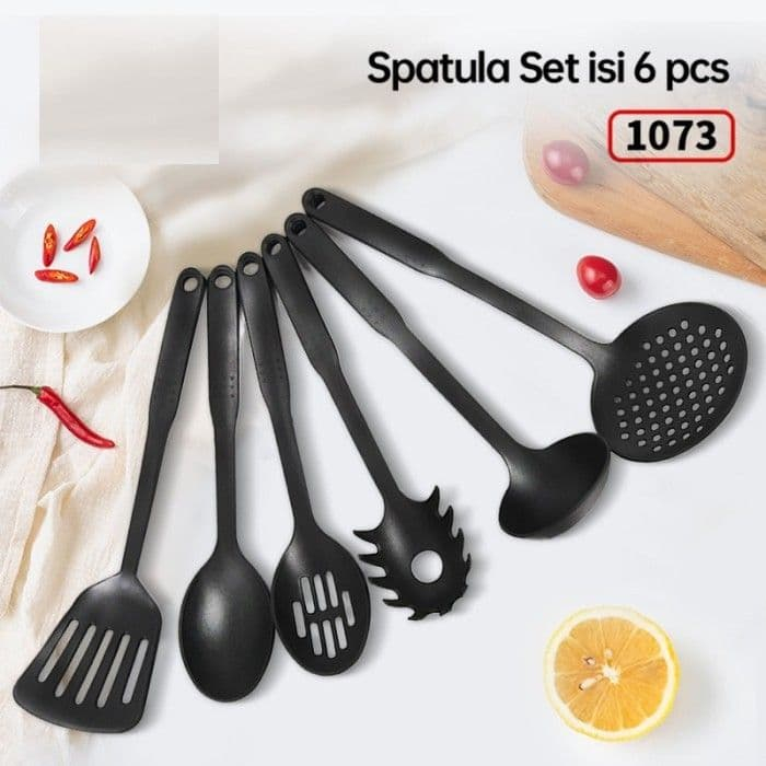 TGM - Spatula Set 6 In 1 - Peralatan Tumis Masak Centong - Kitchen Tool 6IN1