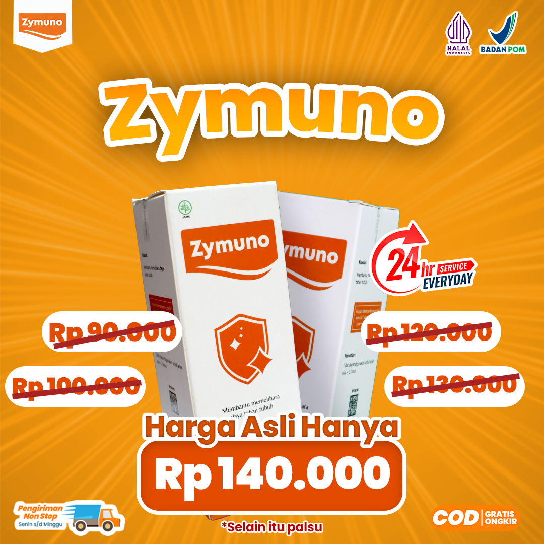 2 Botol Zymuno - Madu Herbal 100% untuk Kekebalan Tubuh mencegah berbagai Penyakit