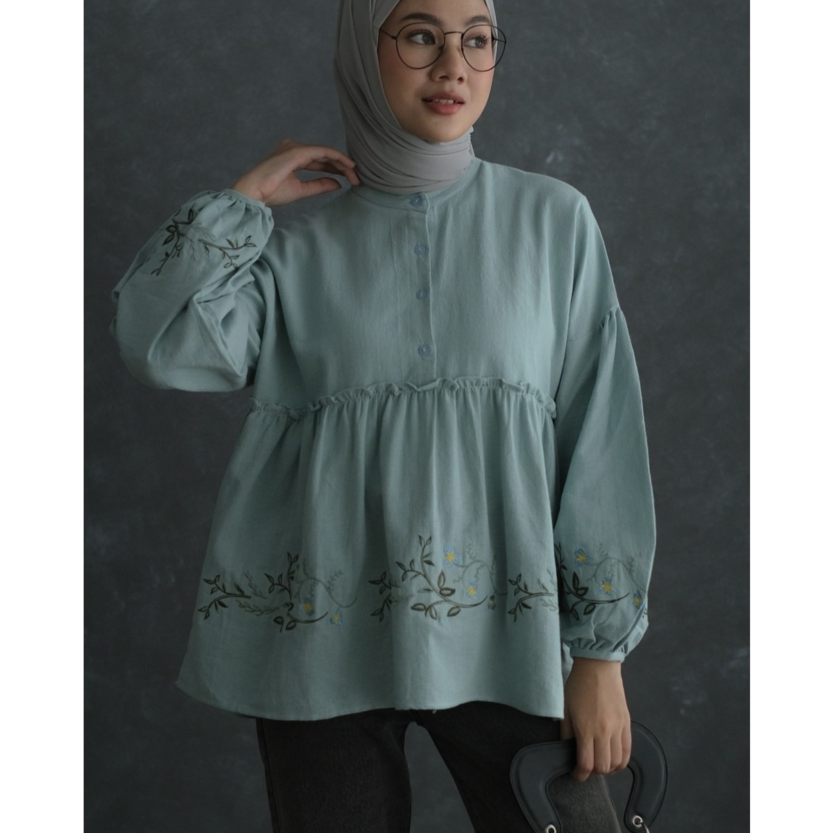 Myrubylicious BATIFA LONGSLEEVE KODE NN1963  | BLOUSE | BLOUSE WANITA | BLOUSE LENGAN PANJANG