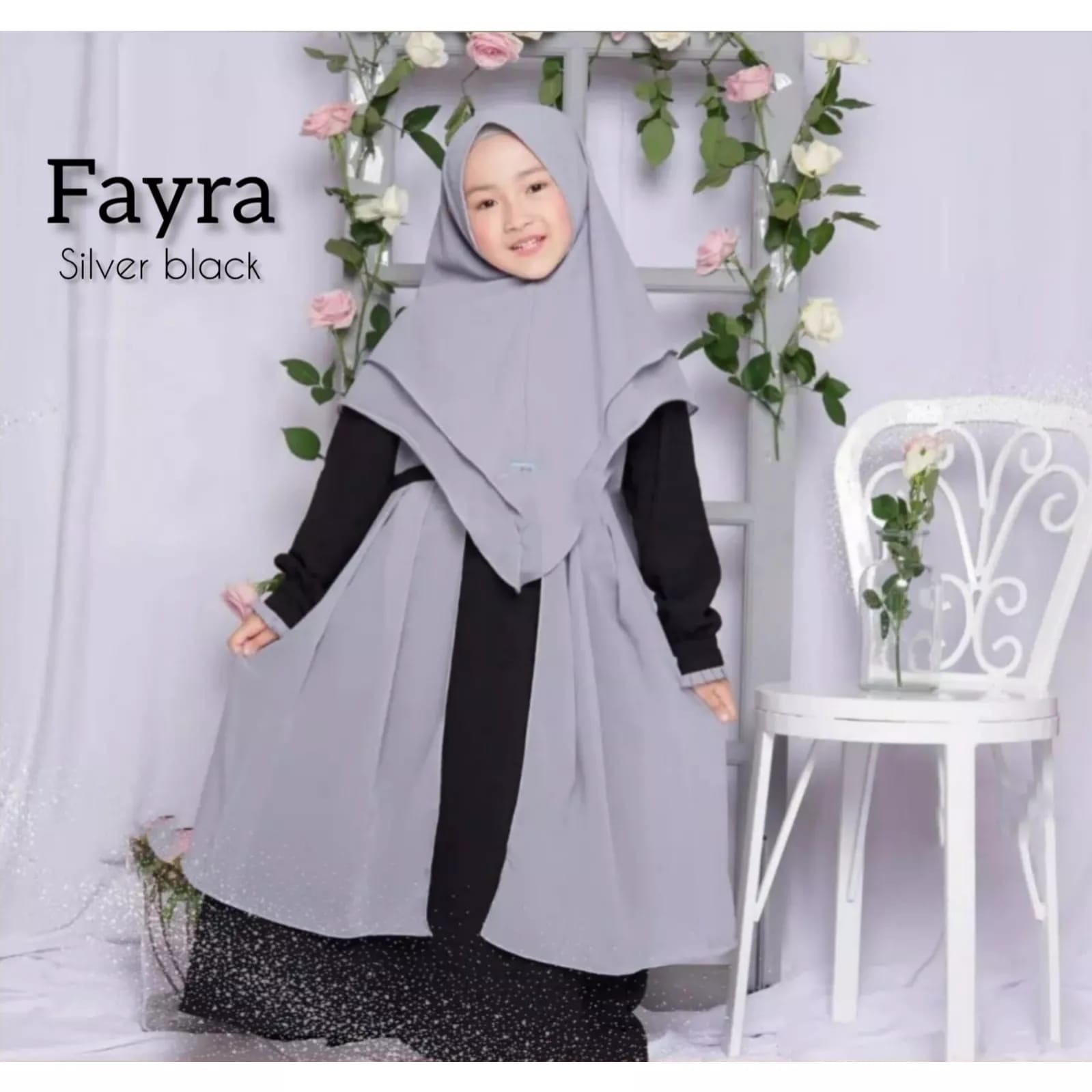 Gamis Muslim Anak Terbaru Fayra Kids Free Hijab Gamis Anak Tanggung Remaja 6-11 Tahun