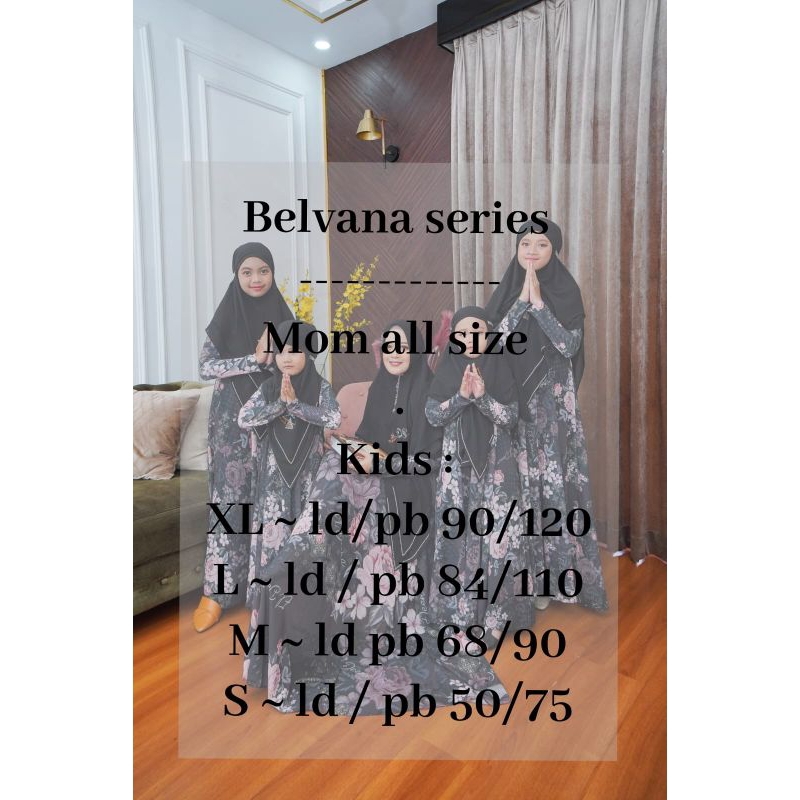 Fashion wanita muslim Belvana series by el.deena syar'i hijab gamis