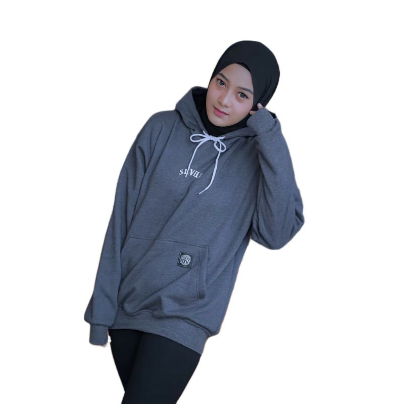 Sweater Hoodie Pria Wanita Distro Kachios Bahan Cotton Flecce Sedia Big Size Jaket distro switer dis