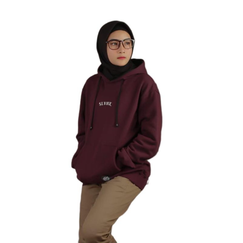 Sweater Hoodie Pria Wanita Distro Kachios Bahan Cotton Flecce Sedia Big Size Jaket distro switer dis