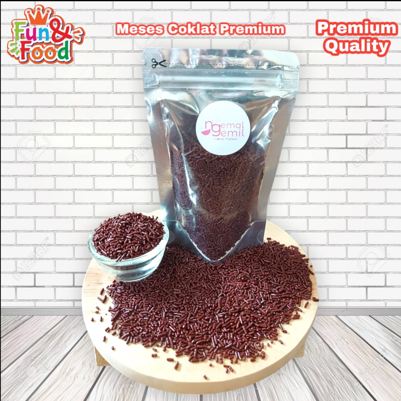 

Meses Pouch Cokelat Meses Butiran Coklat Sprinkle Topping Donut Kue Bolu Kualitas Premium