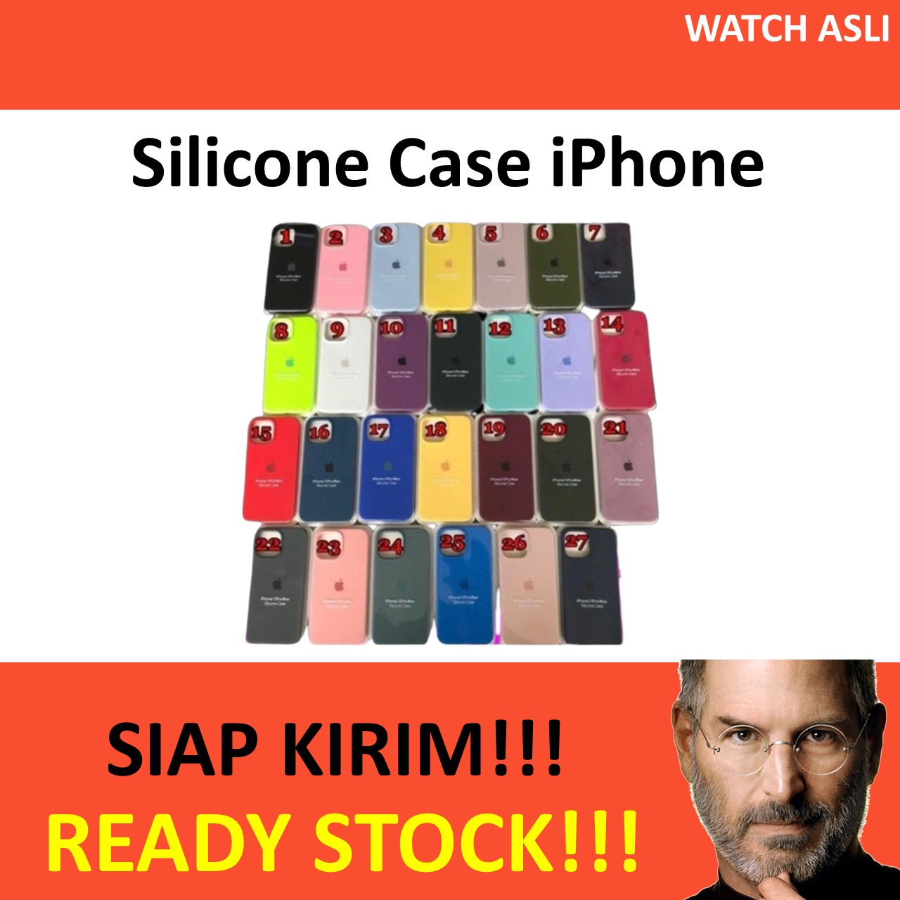 Silicone Case iPhone 7 8 8+ SE 2 X Xs Xr 11 12 13 14 Pro Max Plus Mini