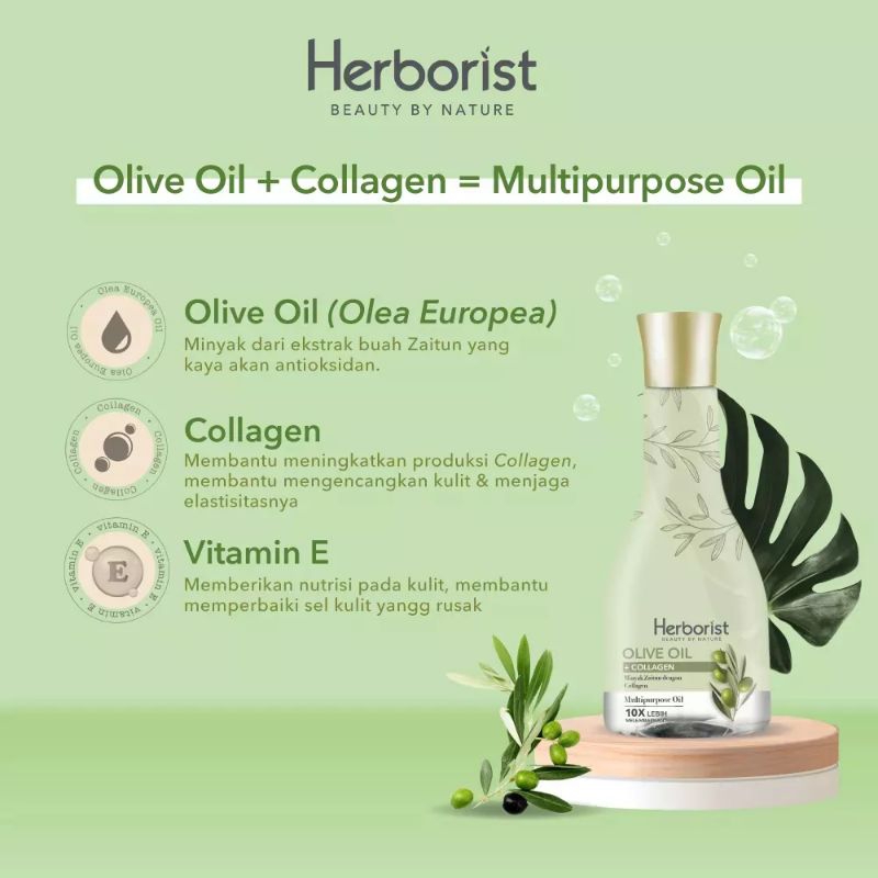 Herborist Olive Oil + Collagen 150ml - 75ml