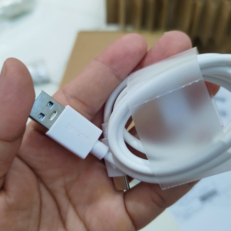 KABEL DATA CHARGER OPPO RENO 8 / 7 / FIND X / 5 PRO A96 SUPERVOOC USB C