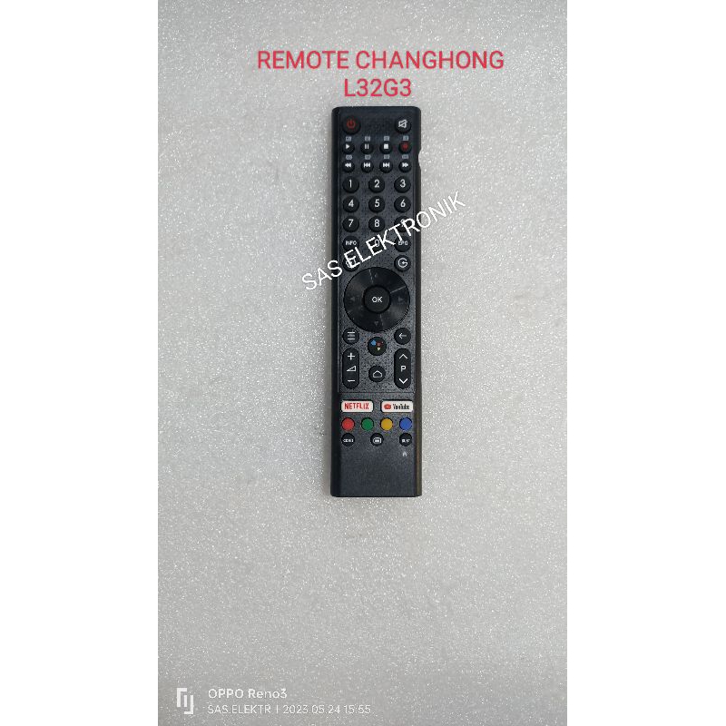 REMOTE CONTROL TV LED CHANGHONG L32G3 L32G 3 L 32G3