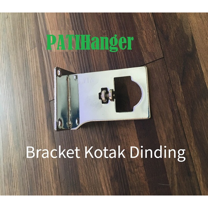 Daun Braket Dinding 7cm Multi Fungsi Siku Penyangga Pipa Kotak Bulat