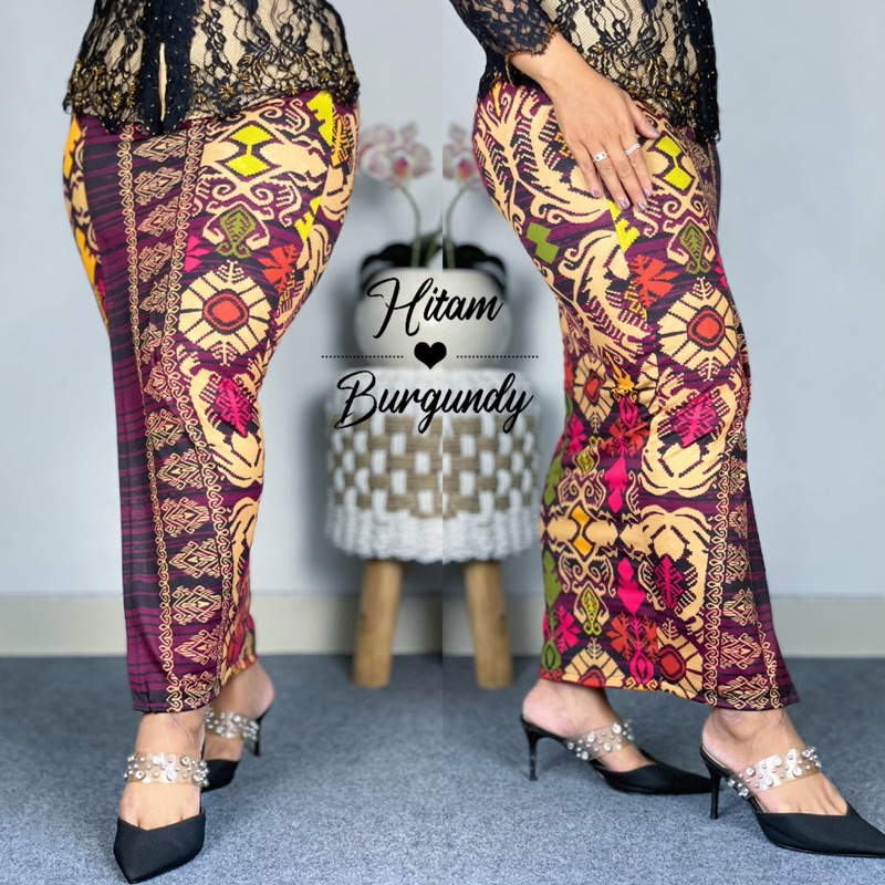 kamen jadi moscrep motif songket bali | kamen moscrep full stretch