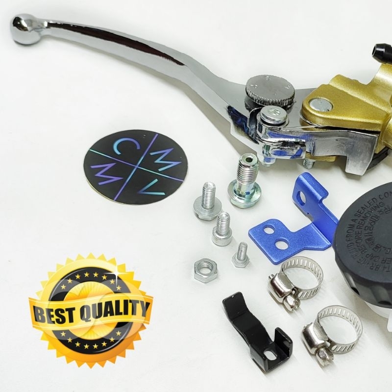 MASTER REM KANAN KSR TABUNG BESAR UNIVERSAL / handle master rem + tabung minyak rem besar universal