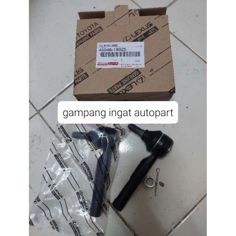 Tie Rod End Terod Tirod Toyota Starlet Kotak 1000cc 1.0 EP70 EP71 1set Kanan Kiri ASLI