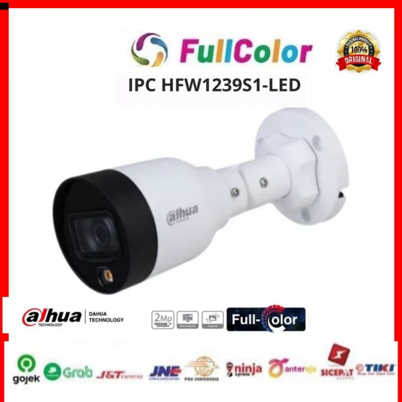 Dahua IP Camera  HFW1239S1 Led 2 Mp full color Camera Outdor