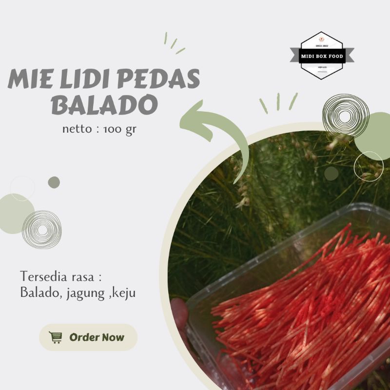 

Mie lidi pedas balado