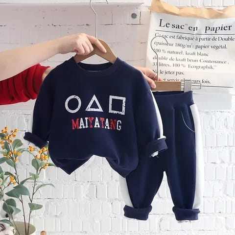 Setelan keren anak usia 6 bulan - 5 tahun motif Simbol Navy ala korea